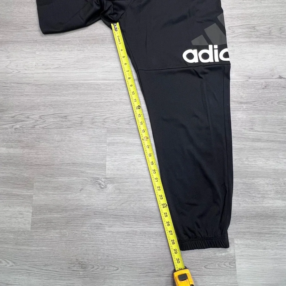 Adidas Mens Essentials French Terry Tapered Cuff Logo Pants Black 2XL GK8988